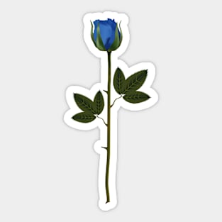 Blue Rose Sticker